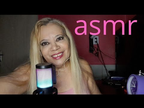 #ASMR  # Conversando #  toques na tela# movimentos das mãos. 🥱🥱💤