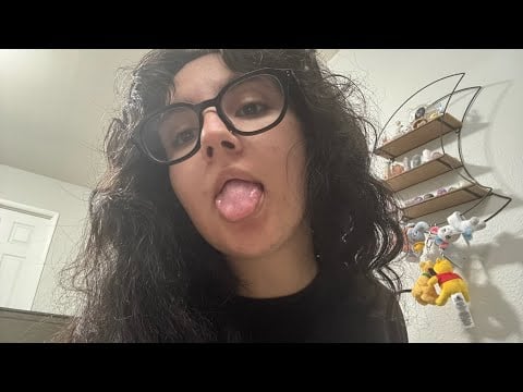 ASMR Stop and Go Lens Licking With Kisses 