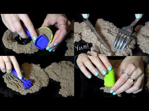 ASMR Kinetic Sand Play - No Talking - Unintentional(ish)