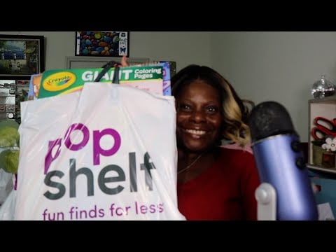 Pop Shelf Scrapbook journaling Haul ASMR Chewing Gum