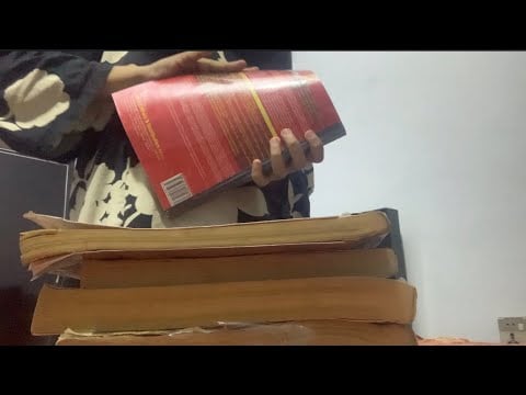Asmr  books massage cracking and crunchy 