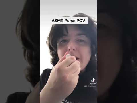 ASMR Going through my purse POV