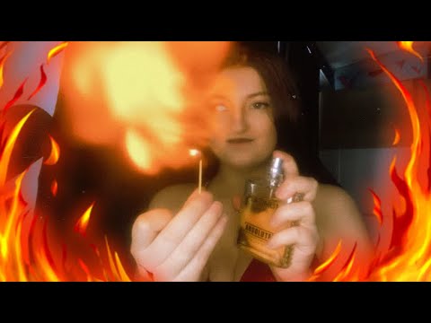 АСМР  ДЕМОН ИГРАЕТ С ОГНЕМ 🔥ASMR THE DEMON IS PLAYING WITH FIRE