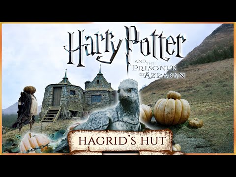 Hagrid's Hut [ASMR] Hogwarts in Autumn 🍁Harry Potter 3 inspired Ambience 🍂🎃 Pumpkins, Falling leaves