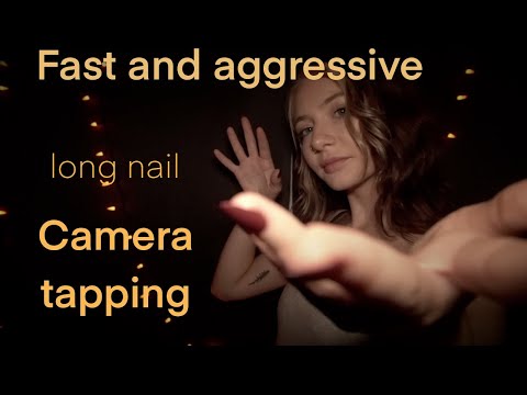 asmr camera tapping and hand movements