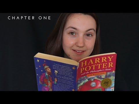 ASMR | Reading Harry Potter and the Philosopher's Stone (Chapter 1) 📖 Tapping and Whispering