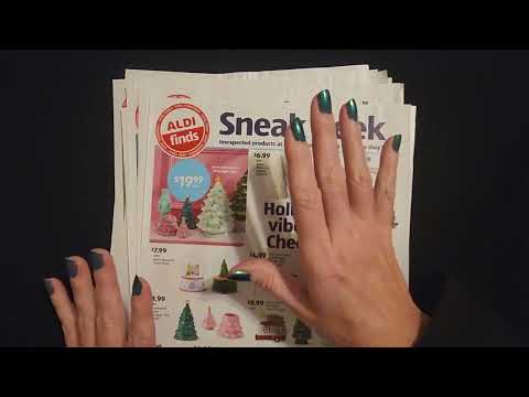 ASMR | Eleven Weeks of Aldi Sneak Peeks Show & Tell (Soft Spoken)