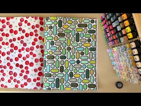 ASMR | I Spent Hours Finishing This Satisfying Coloring Book 🎨 (Compilation)