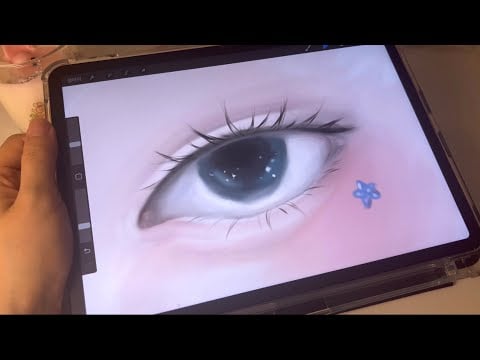 ASMR] 아이패드 드로잉/ipad drawing