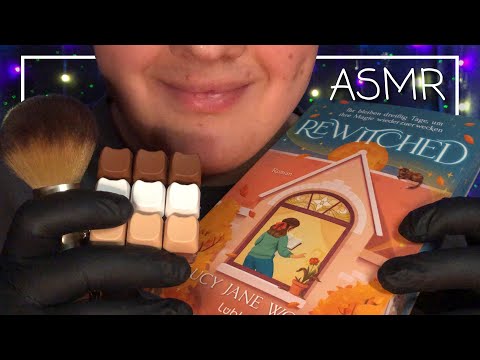 ASMR Cozy Buch-Talk (ReWitched) 📖✨ Wetter Gespräch - Creamy Keyboard & Brushing! 🍂🍁(Deutsch/German)