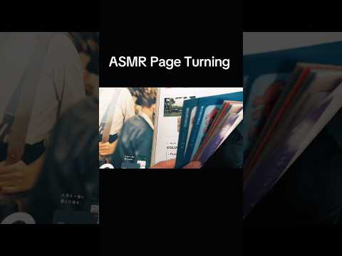 ASMR Page Turning #asmrshorts #asmr #pageturning #pageflipping