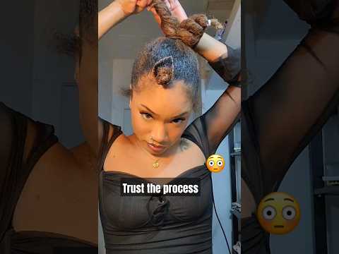 doing random hairstyles on black natural hair 😳 #naturalhairstyles #explore
