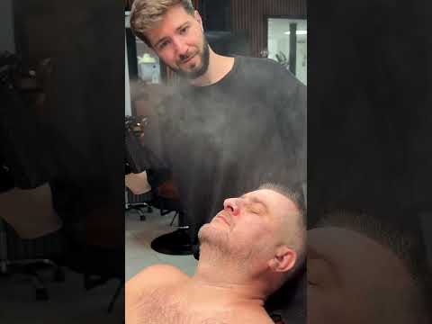 New video on the channel 🤩 #asmr #asmrbarber #haircut #relax #massage #thebarbersarms #barber