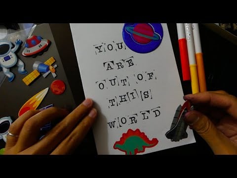 ASMR Making Cards for Hospitalized Kids | Ft Whisper Rambles and Spontaneous Mouth Sounds