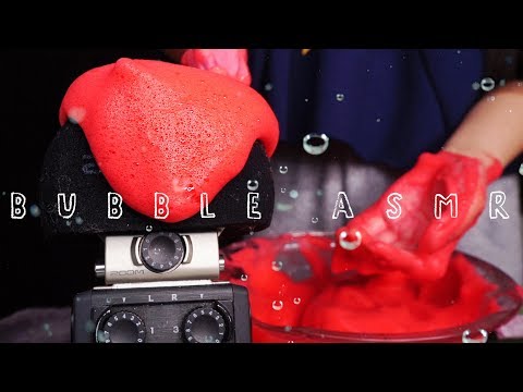 ASMR 마이크에 거품 묻히는 소리[Bubble asmr]노토킹,꿀꿀선아,suna asmr,音フェチ