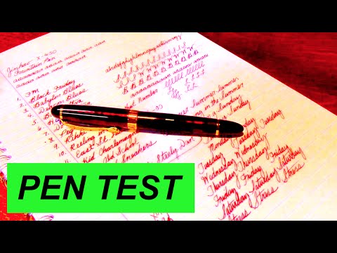 Testing a Fountain Pen - Pen ASMR