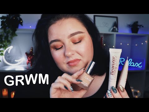 ASMR Get ready with me ♥ (Testar nytt smink från caia, makeupmekka, lumene)
