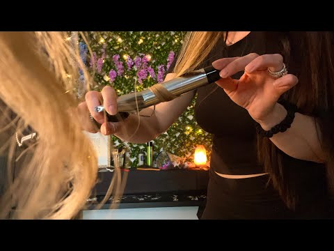 ASMR Curling Your Hair for the Harvest Ball | Realistic Hair Sounds | Series Pt 5