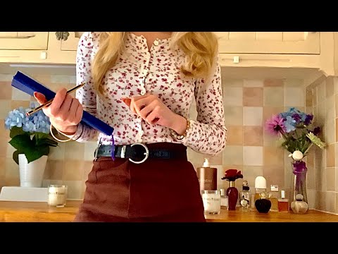ASMR - Perfume store (scent analysis, testing, scent theory) PART 1 