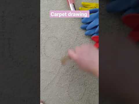 💥NEW ASMR TRIGGER 💥- CARPET DRAWING & TRACING #short