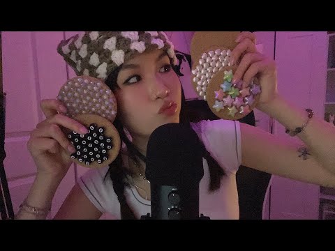 ASMR corkboard tapping / tapping , scratching, beads