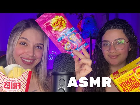 ASMR PROVANDO DOCINHOS DIFERENTES DA ITALIA