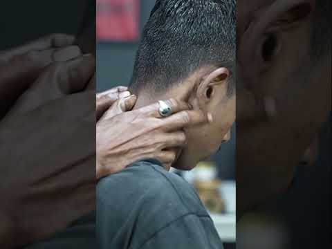 Headache And Migraine Relief Head Massage By Uncle Barber #shorts