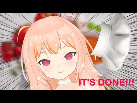 Salmon vtuber cooking for you?【VTUBER CLIP】