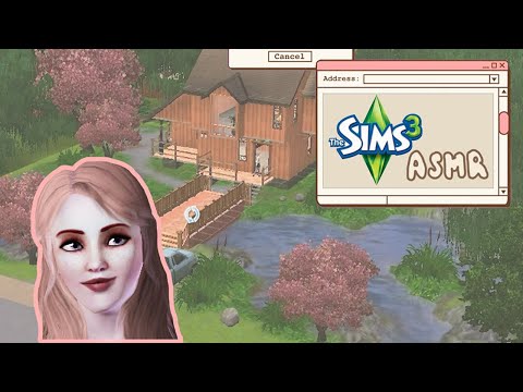 ASMR let's play the sims 3🌿💿(close-up lofi whispers & nostalgic gaming asmr)