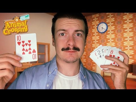 [ASMR] Whispered Animal Crossing Role Play | Let's Play High Card, Low Card