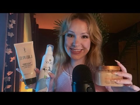 Foam, lotion, & sugar scrub face massages 🍧 | Personal Attention ASMR