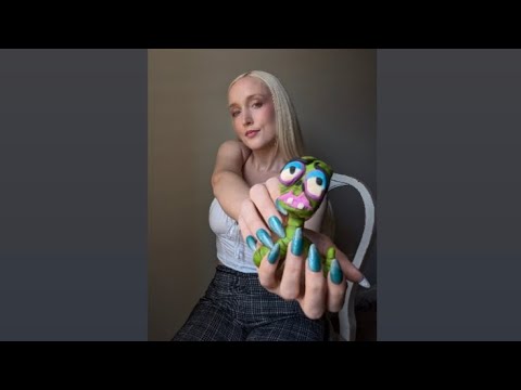 🎧ASMR Tapping on props from the Emily Roleplay🐛💀💍-scratching-tapping-whispers-crinkles✨