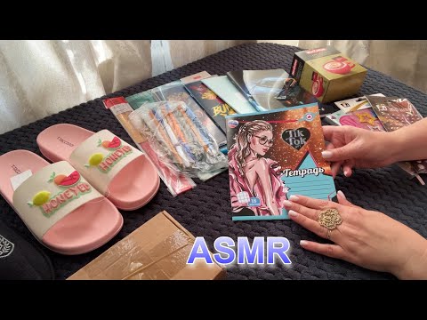 ASMR 🛍️ПОКУПКИ Kari, Буратино, ФИКС ПРАЙС, PD Paris/ НЕЖНЫЙ ШЁПОТ ШУРШАНИЕ ПАКЕТИКОВ 😴мурашки1000%