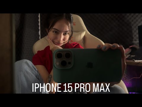 ASMR- TESTANDO MEU CELULAR NOVO (IPHONE 15 PRO MAX)