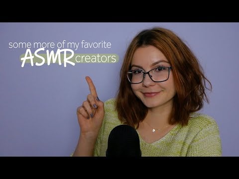 ASMR | my favorite asmrtists part 2 | recommending small creators | whisper ramble, air tracing