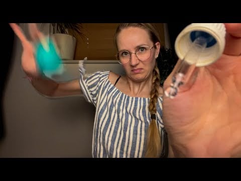 CHAOTIC doctor in a hurry ⚡️ FASTEST medical exam 🔥 AGGRESSIVE asmr