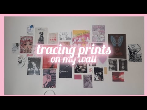 lofi asmr | tracing my prints 🤍🪄 [over-explaining & mouth sounds]