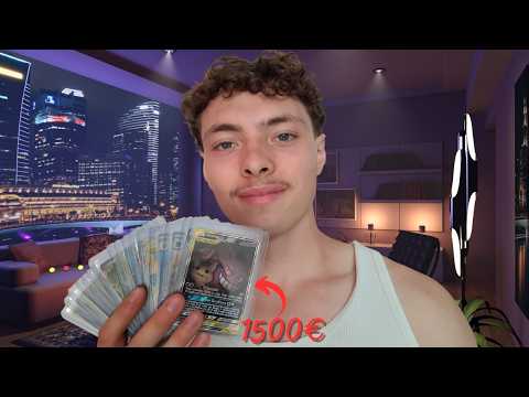 ASMR: Mes 10 cartes Pokémon les plus chère (il y en a une à 1500€)