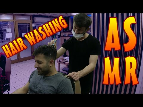 ASMR TURKISH BARBER 💈 NECK CRACK 💈 HAIR WASHING 💈 head, back, neck, ear, face, arm, elbow massage