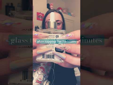 asmr glass tapping #asmr #asmrtriggers #tingles #triggersforsleep #sleeping #relaxing