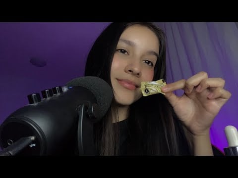 ASMR/ Mascando chicle intenso ❤️🤤 + visual