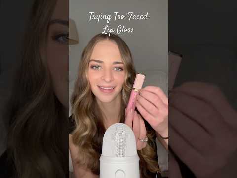 ASMR | Trying The Too Faced Lip Injection Lip Gloss 💋 #asmr #toofaced #lipgloss