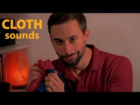CLOTH Sounds will give you a lot of TINGLES🧣ASMR con sonidos de TELAS👖Extreme Relaxation 👚