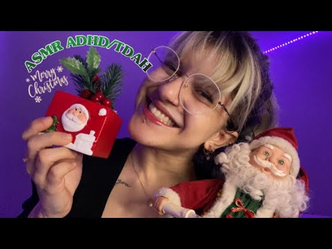 ASMR ADHD/TDAH ~ SIGA MINHAS INSTRUÇÕES 🎄Especial de natal