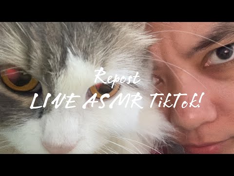 Repost Live ASMR TikTok! For Sleep😴
