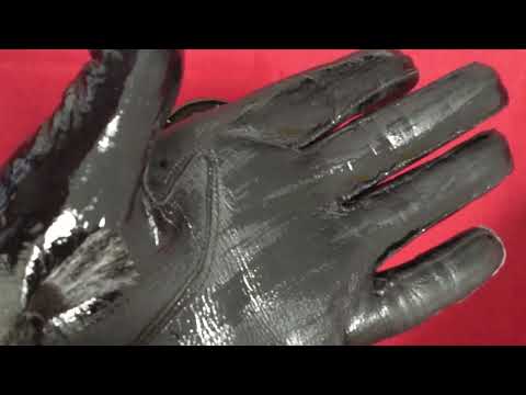 LEATHER GLOVES 🖤 OIL   [[ASMR]]
