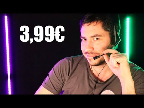 Faire un ASMR avec un micro casque de chez ACTION à 3,99€