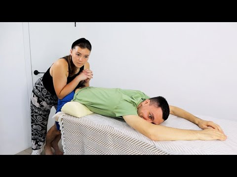 ASMR Strong sports full body massage by Karina