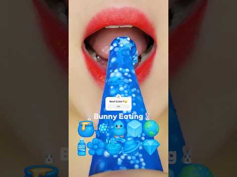 Blue food Challenge Mukbang🩵💙
