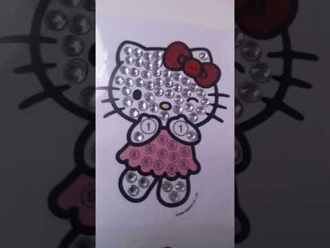badazzling my hello kitty sticker asmr #asmr #whispering #shorts